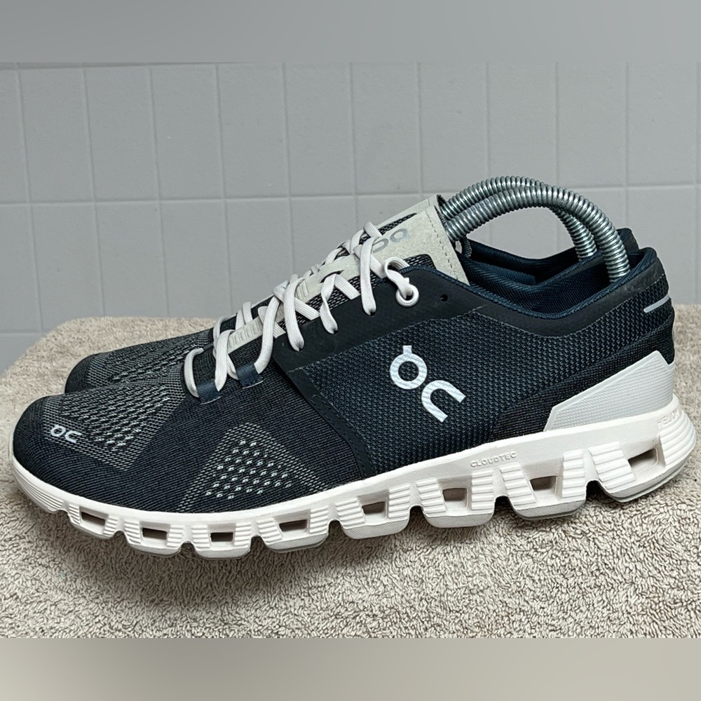 On Cloud X 3 Running Shoe Lightweight Training BLACK PEARL Womens Size 10 NWOB